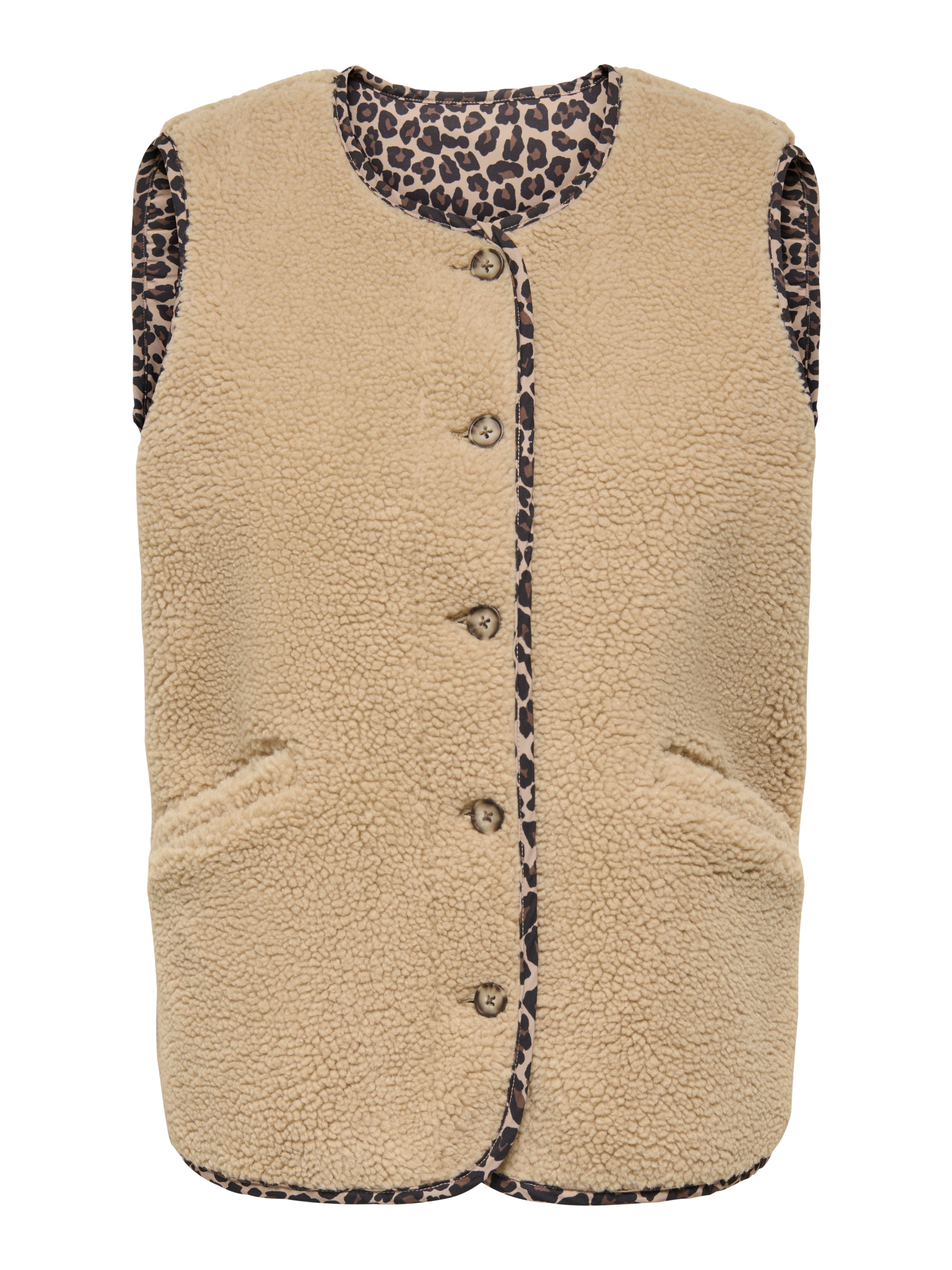 ONLY - Chaleco 'ONLBABY' en beige