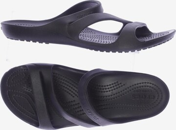 Crocs Sandalen 40,5 in Schwarz: predná strana