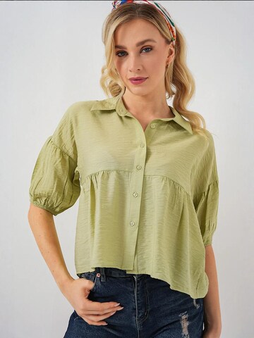 Camicia da donna di Bigdart in verde: frontale