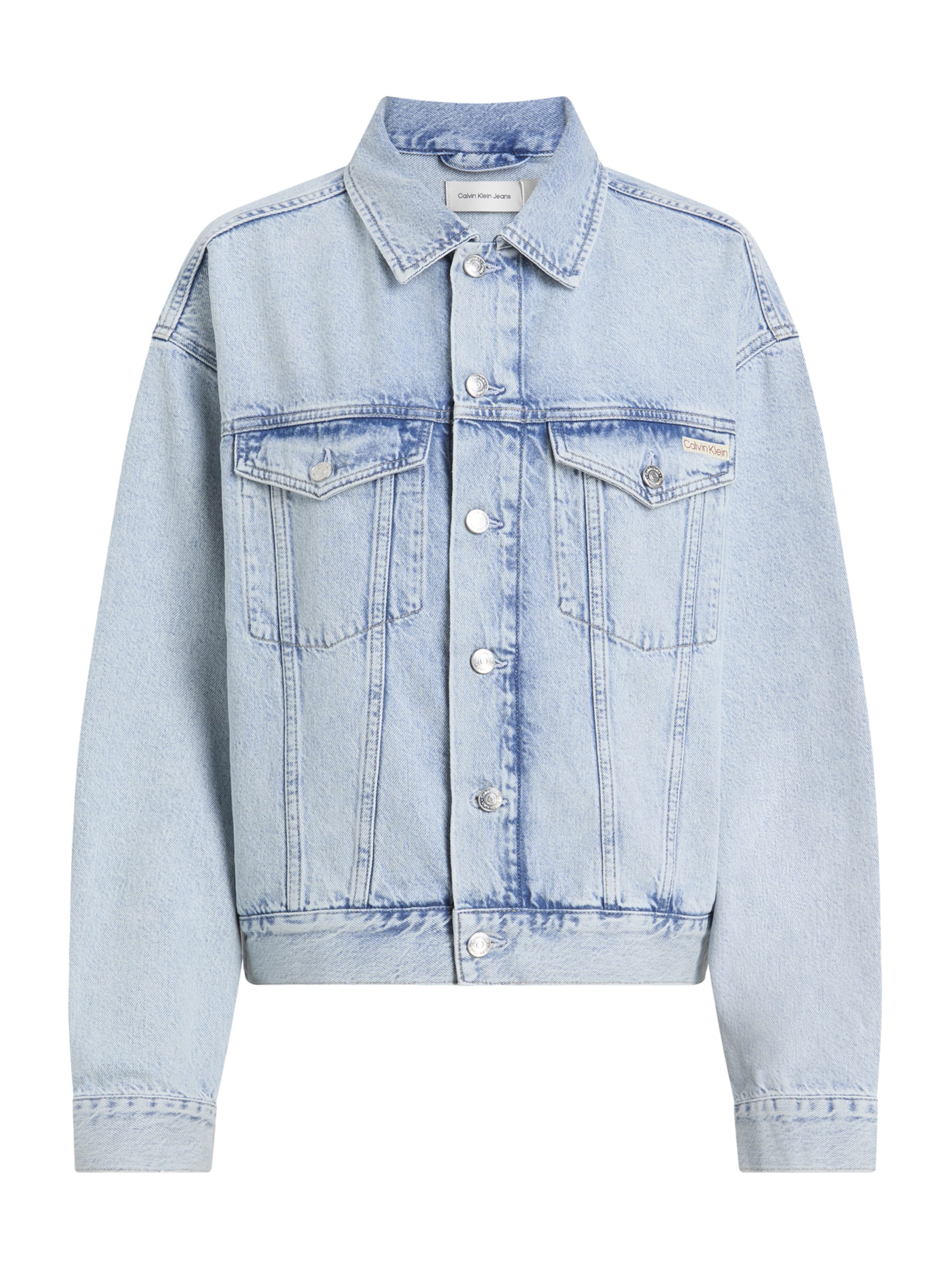 Calvin Klein Jeans Tussenjas in Blauw: voorkant