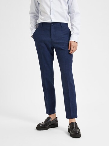 Regular Pantalon à plis 'Oasis' SELECTED HOMME en bleu : devant