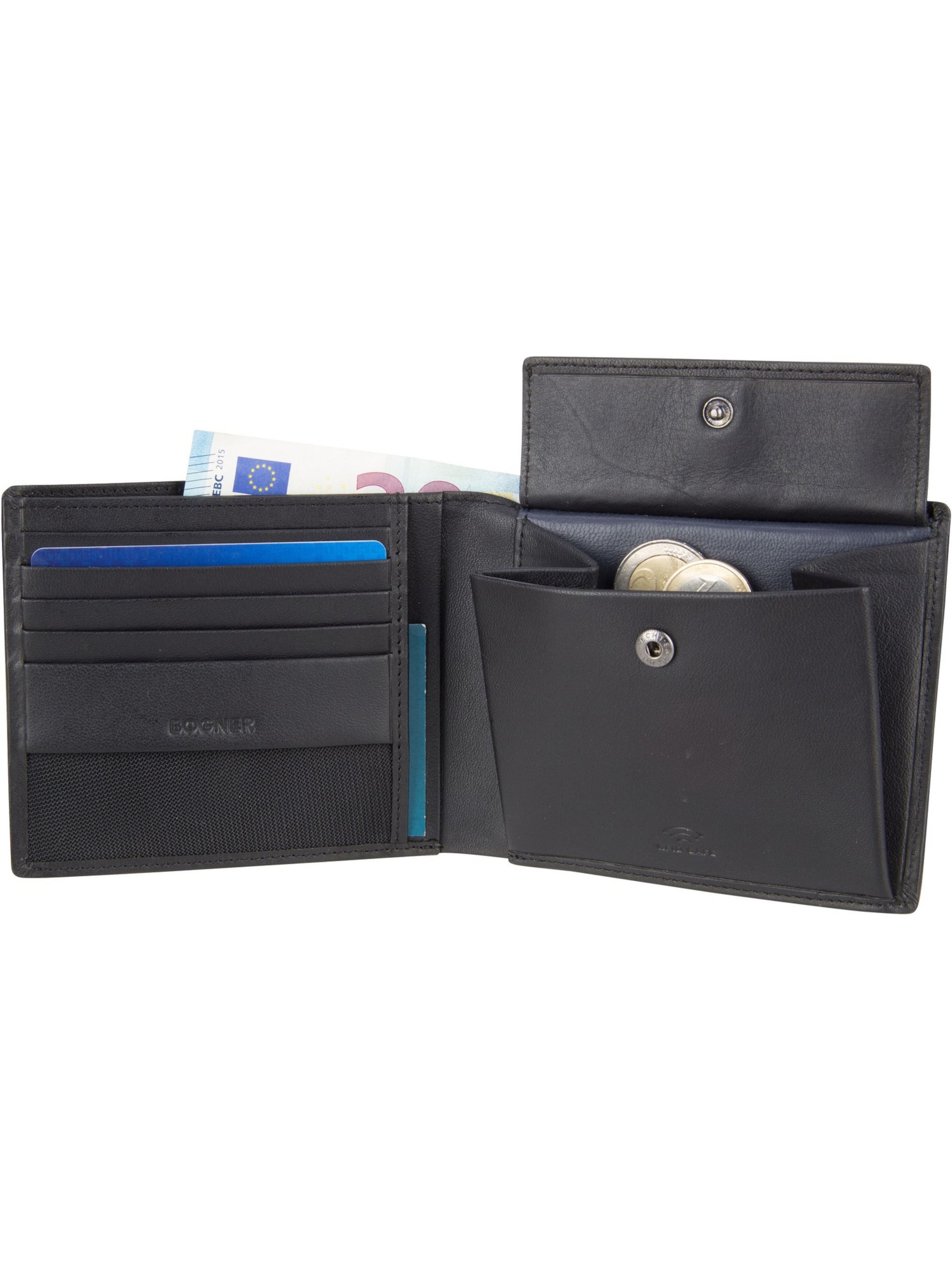 BOGNER - Carteiras 'Aspen Devin BillFold MH10' em preto