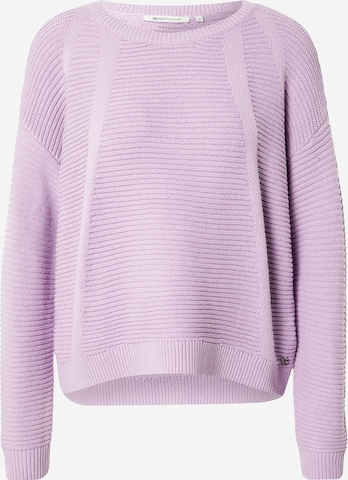 TOM TAILOR DENIM Sweater in Purple: front