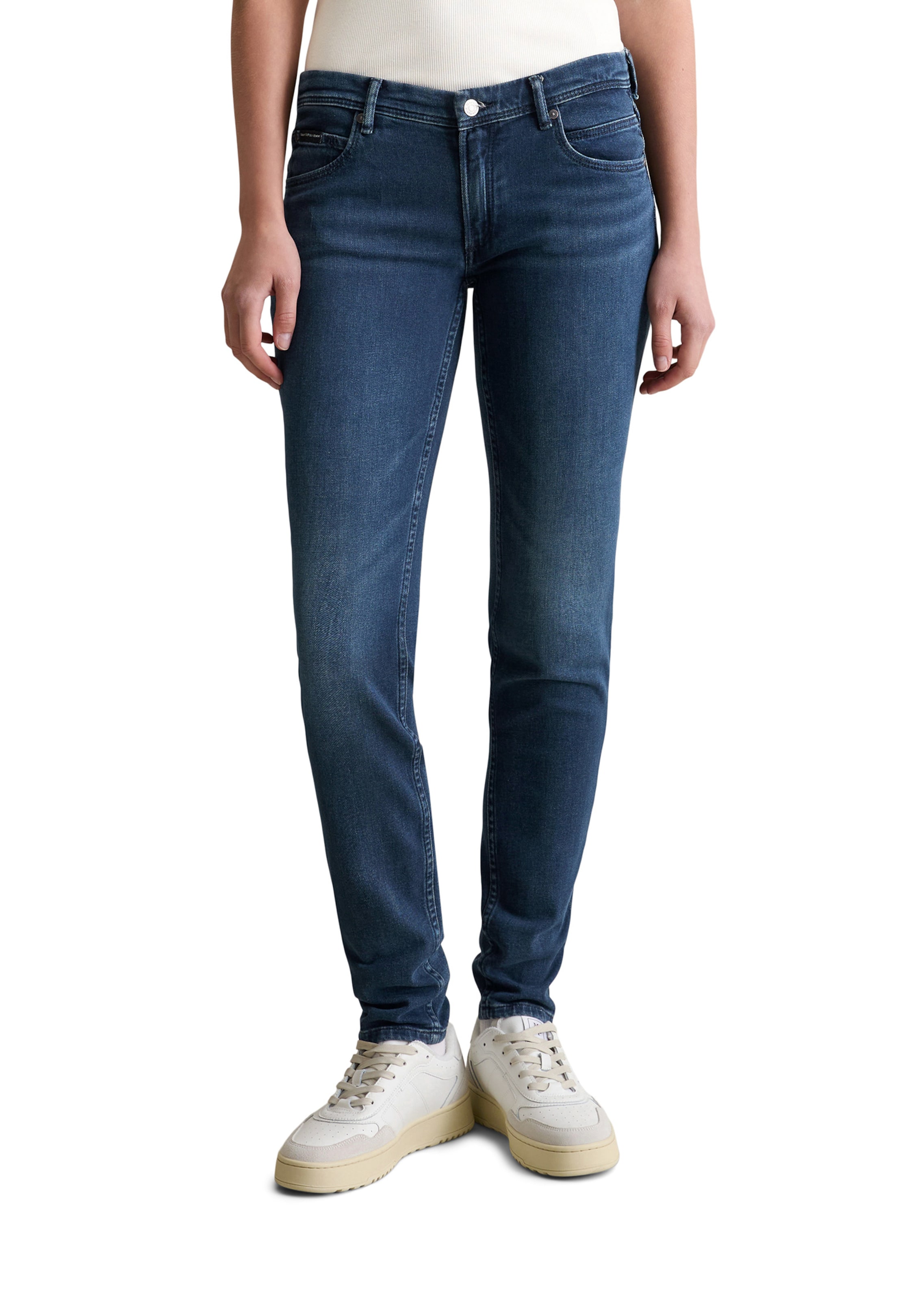 Marc O'Polo DENIM Slimfit Jeans 'Alva' in Blau: Vorderseite