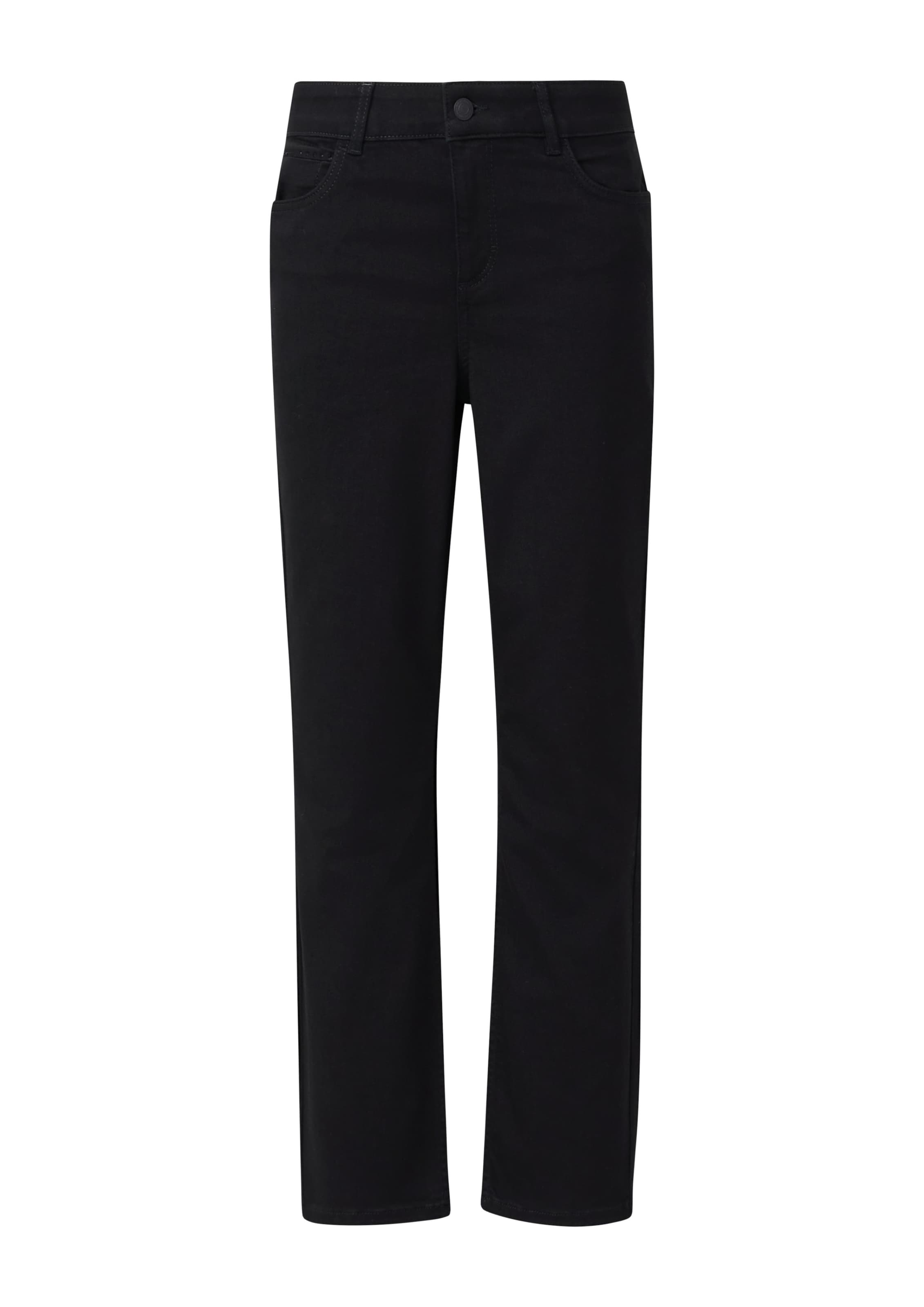 COMMA Regular Jeans in Black: front