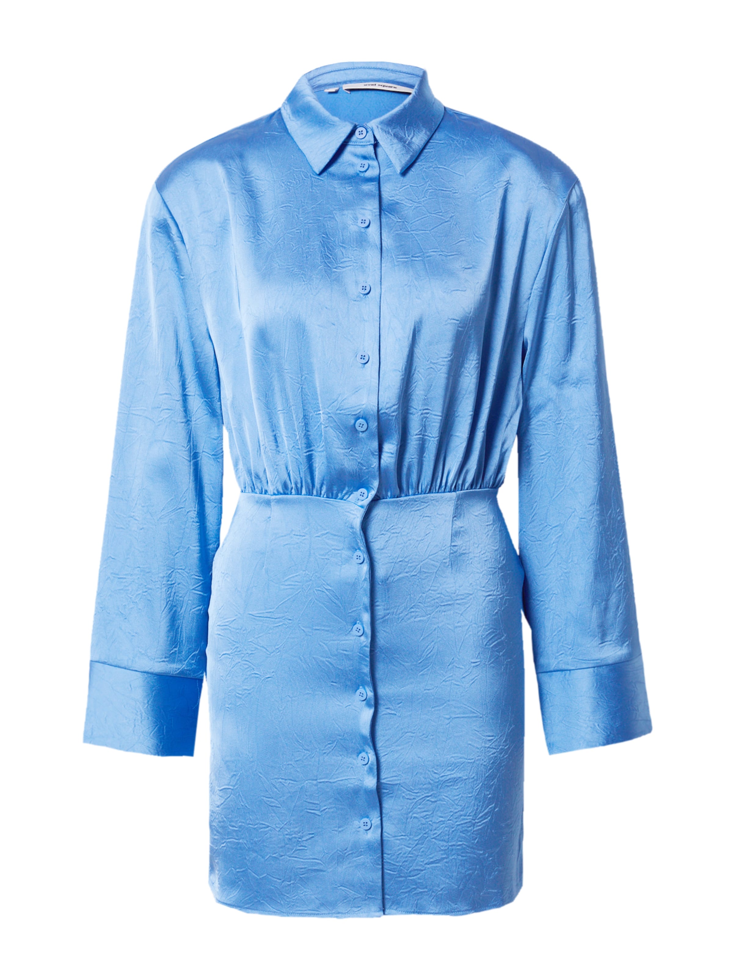 Rochie tip bluză 'Polish' de la Oval Square pe albastru: față