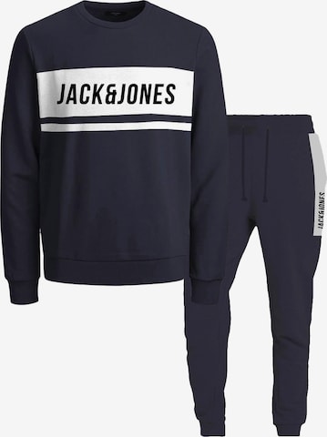 JACK & JONES Joggingová súprava 'TOMS' - Modrá: predná strana