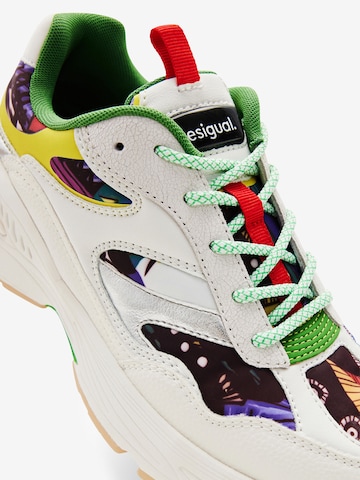 Sneaker low 'M. Christian Lacroix' de la Desigual pe alb