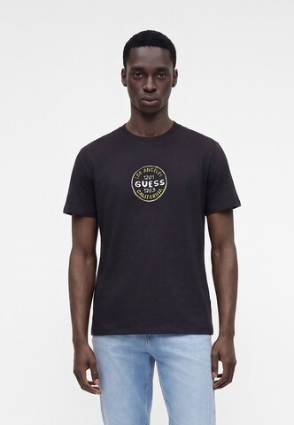Maglietta di GUESS in nero: frontale