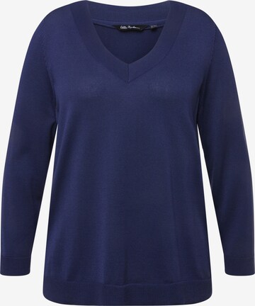 Pull-over Ulla Popken en bleu : devant