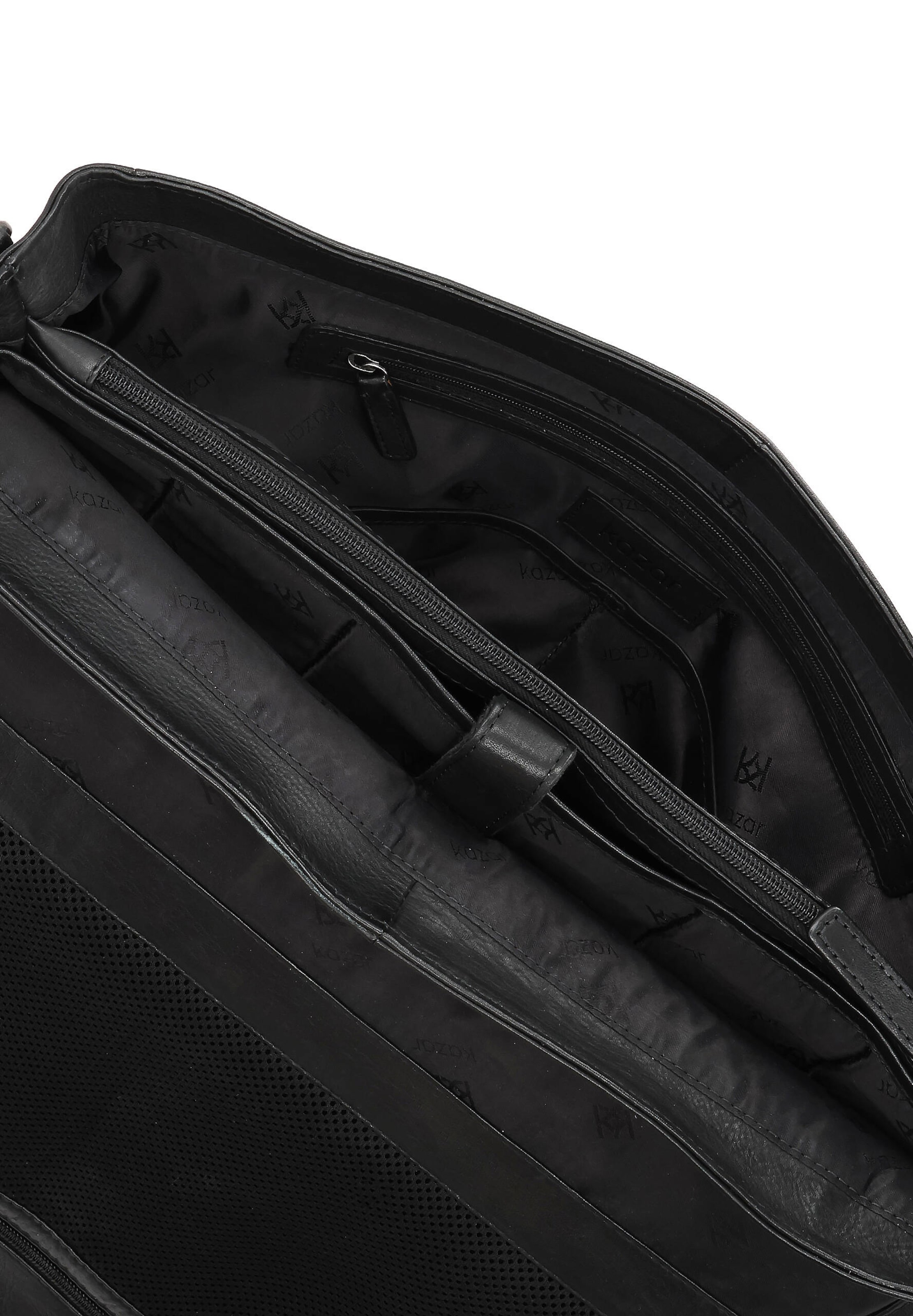 Porte-documents Kazar en noir