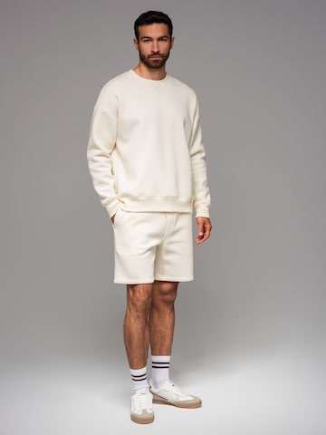 Ombre Sweatshirt i beige