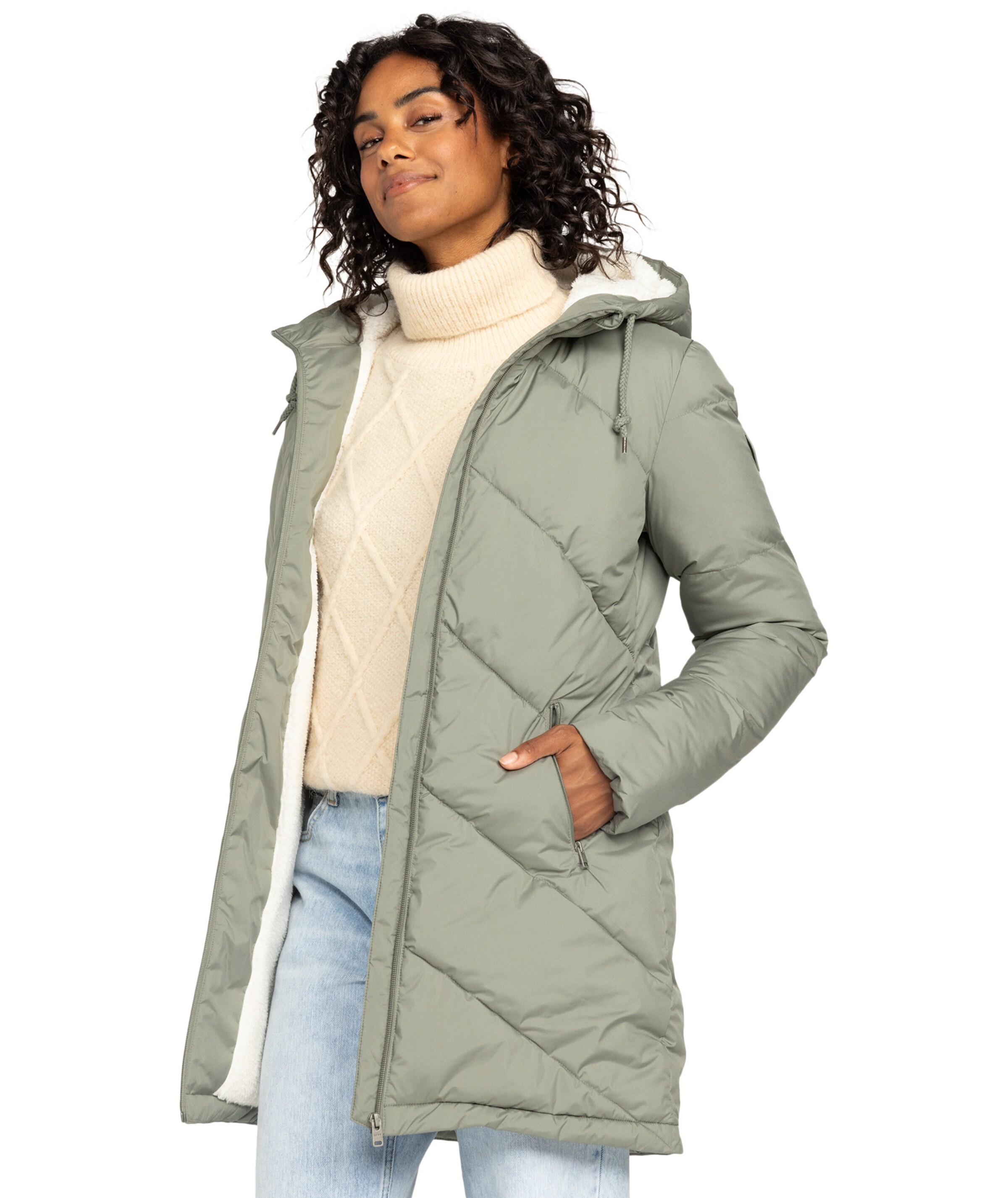 ROXY Athletic Jacket 'Better Weather' in Green