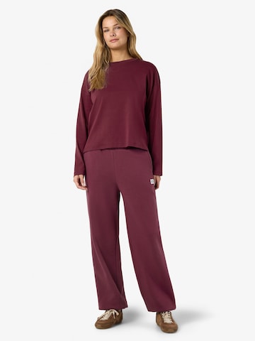 Loosefit Pantalon 'NMVilla' Noisy may en rouge