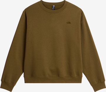 THE NORTH FACE Свитшот 'ESSENTIAL SIMPLE DOME' в Зеленый: спереди