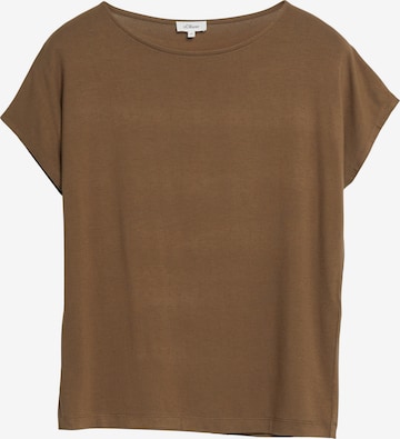 T-shirt s.Oliver en marron : devant