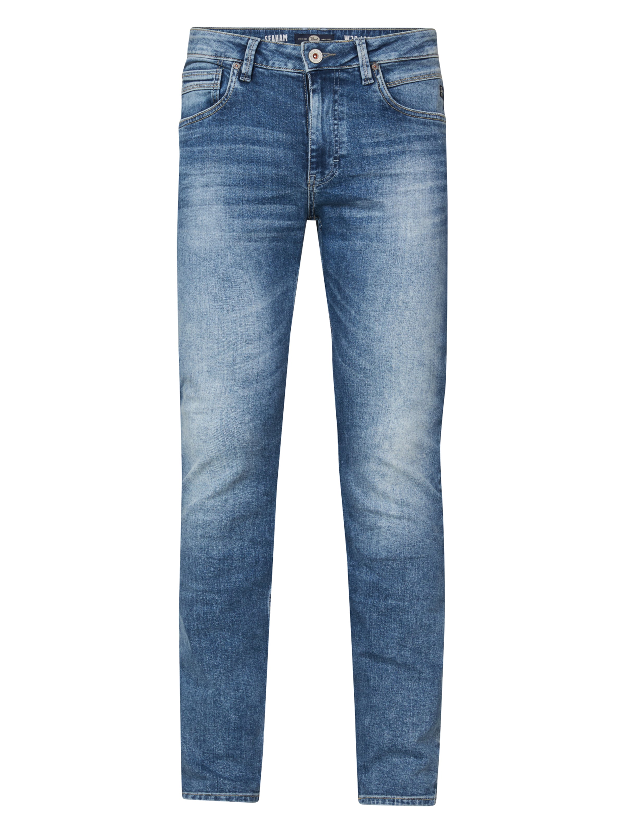 Petrol Industries - regular Vaquero 'Seaham' en azul: frente