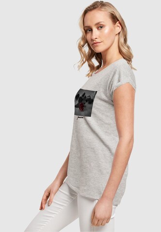 Mister Tee Shirt 'Passion Rose' in Grey