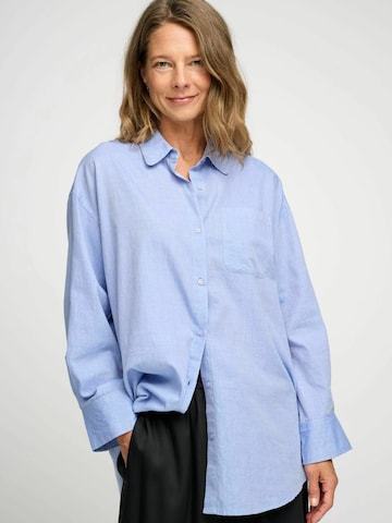 moshi moshi mind Blouse 'Avalon' in Blauw: voorkant