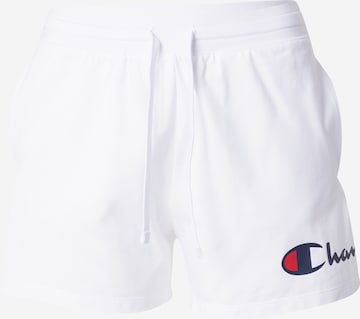 balta Champion Authentic Athletic Apparel Standartinis Kelnės: priekis