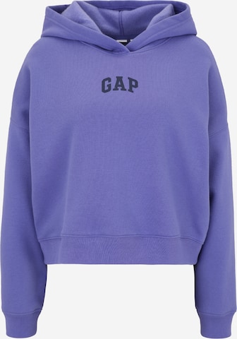 Gap Petite Sweatshirt in Purple: front