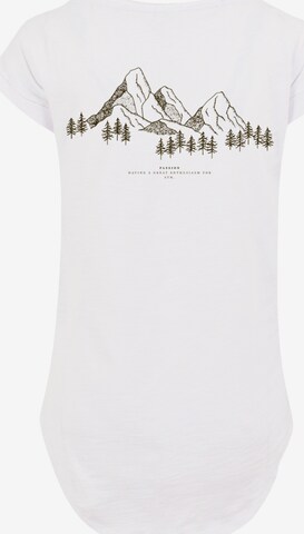 F4NT4STIC Shirt  'Mountain Berge' in Weiß