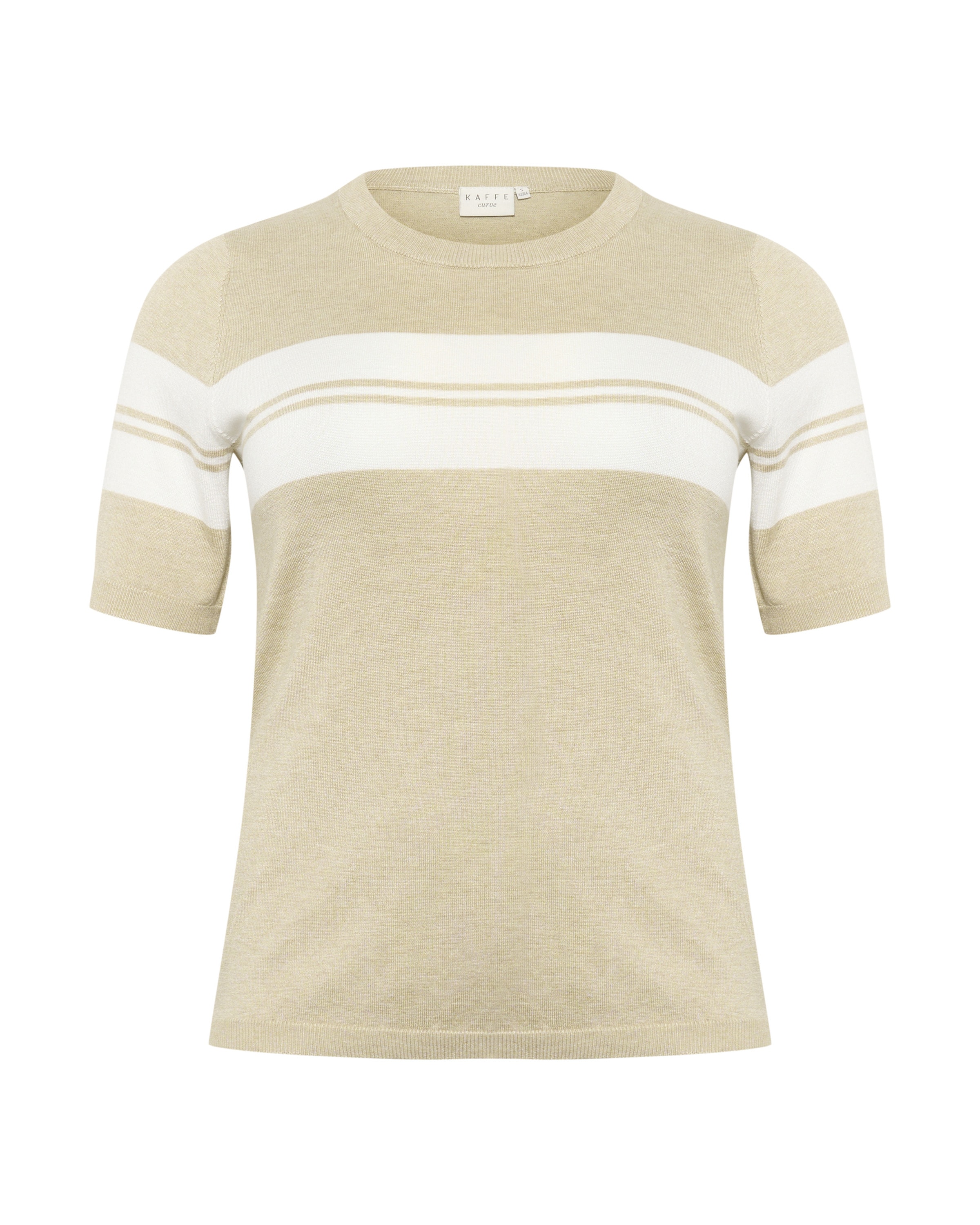 KAFFE CURVE Pullover 'KClizzy' in Beige: Vorderseite