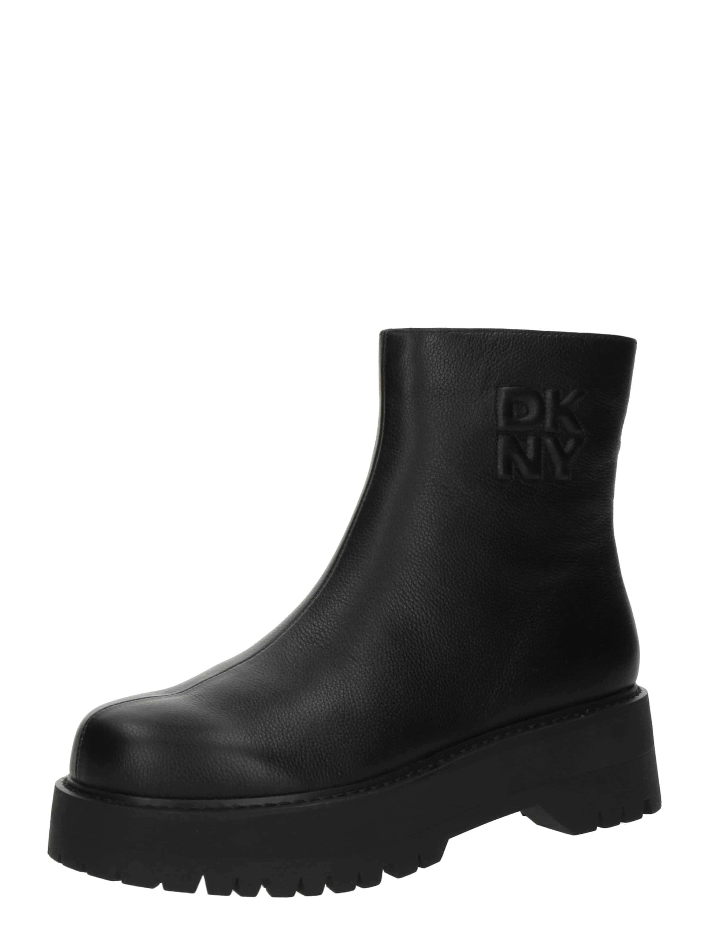 DKNY Боти в черно: отпред