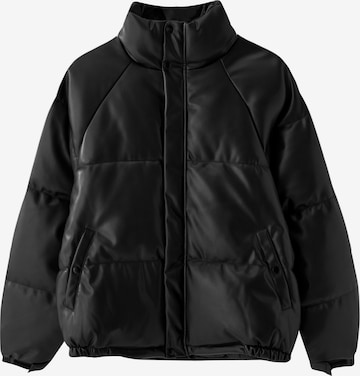 Veste mi-saison Pull&Bear en noir : devant