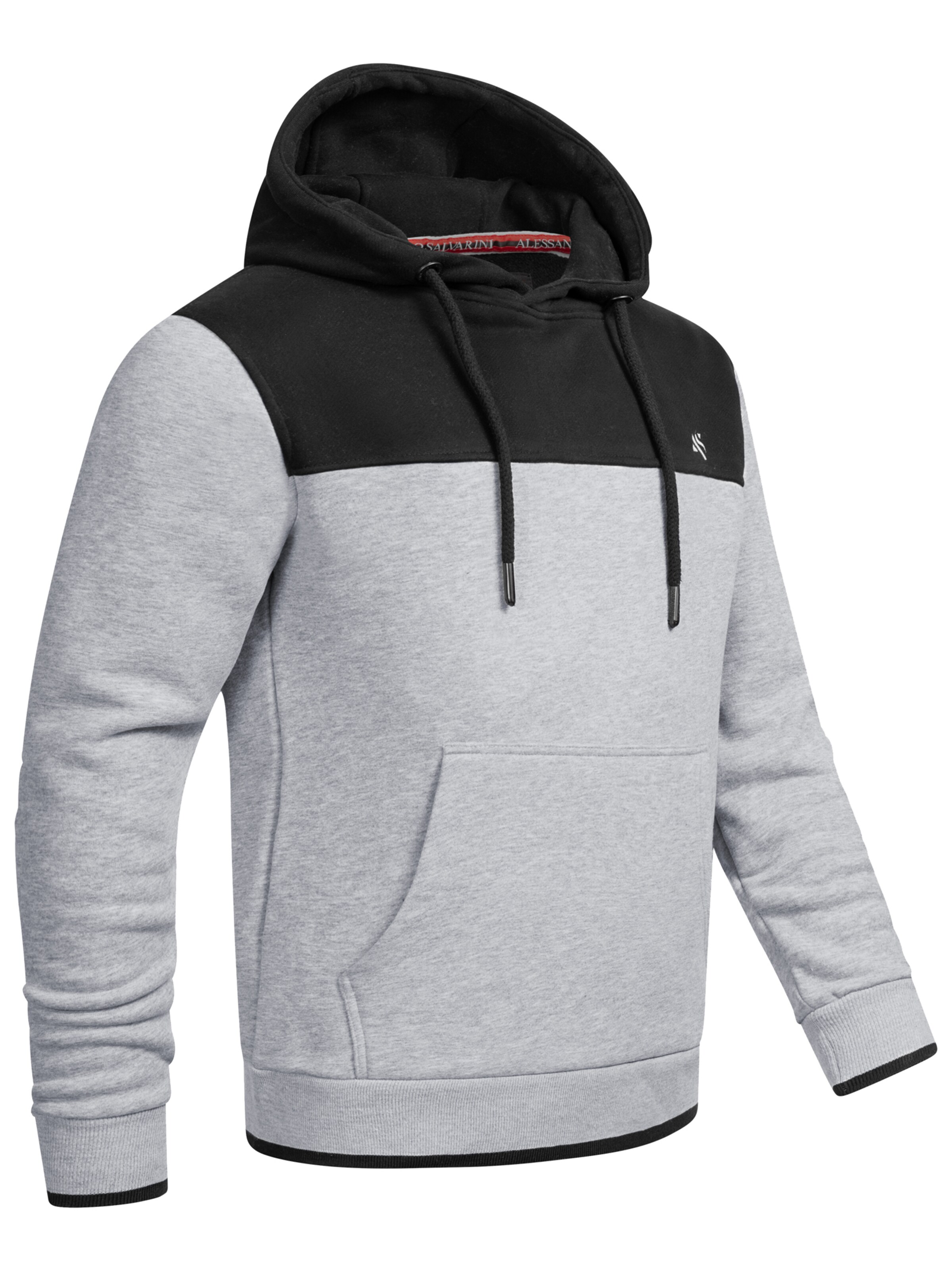 Alessandro Salvarini Sweatshirt 'Duori' in Grijs