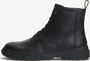 TOMMY HILFIGER Schnürstiefel in Schwarz: Vorderseite