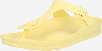 Tongs 'RIO POOL' espadrij l´originale en jaune : devant