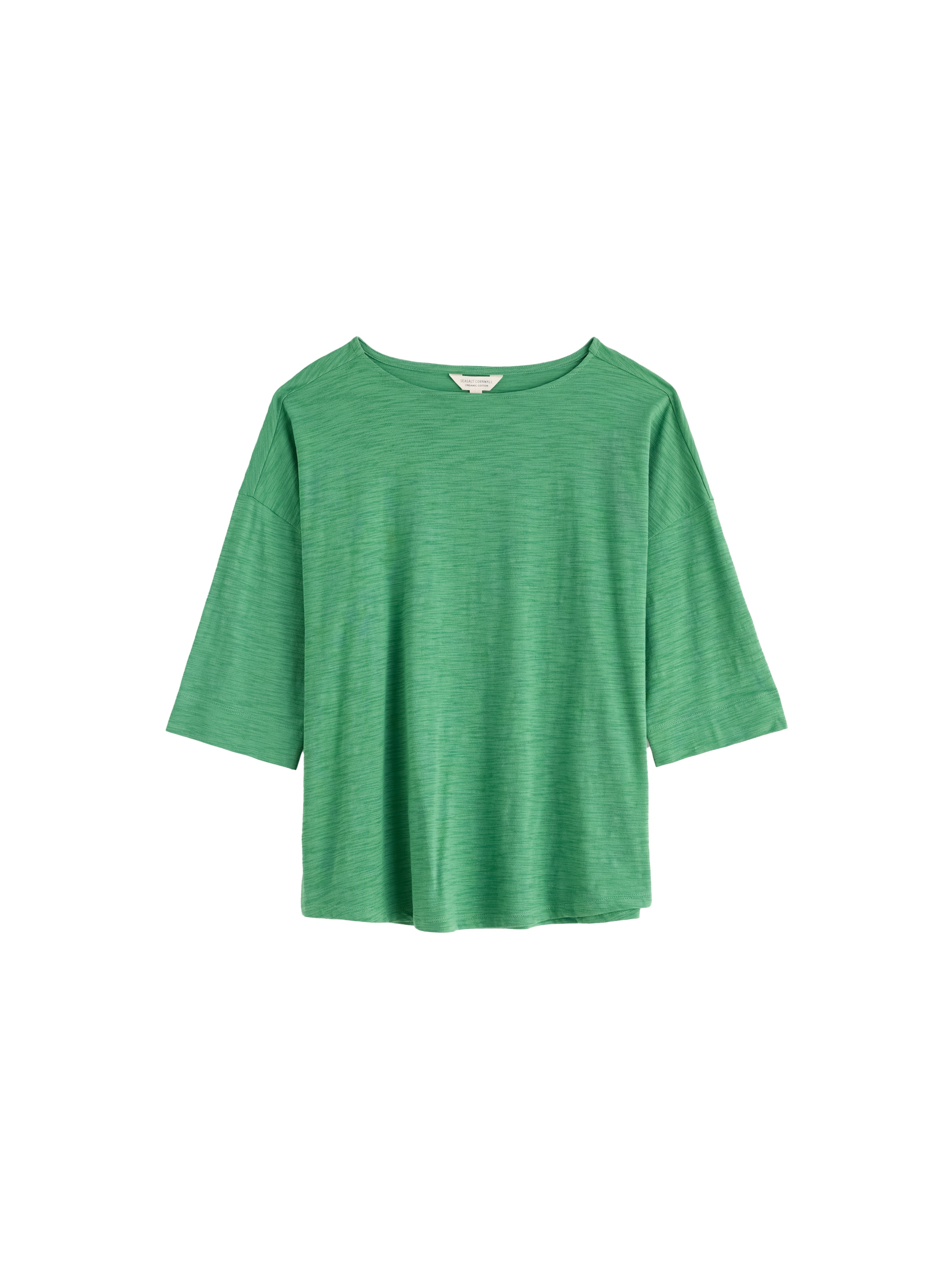 T-shirt 'Tremayne Quay' Seasalt Cornwall en vert : devant