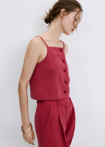 MANGO Top 'Bonnie' in Rot: Vorderseite