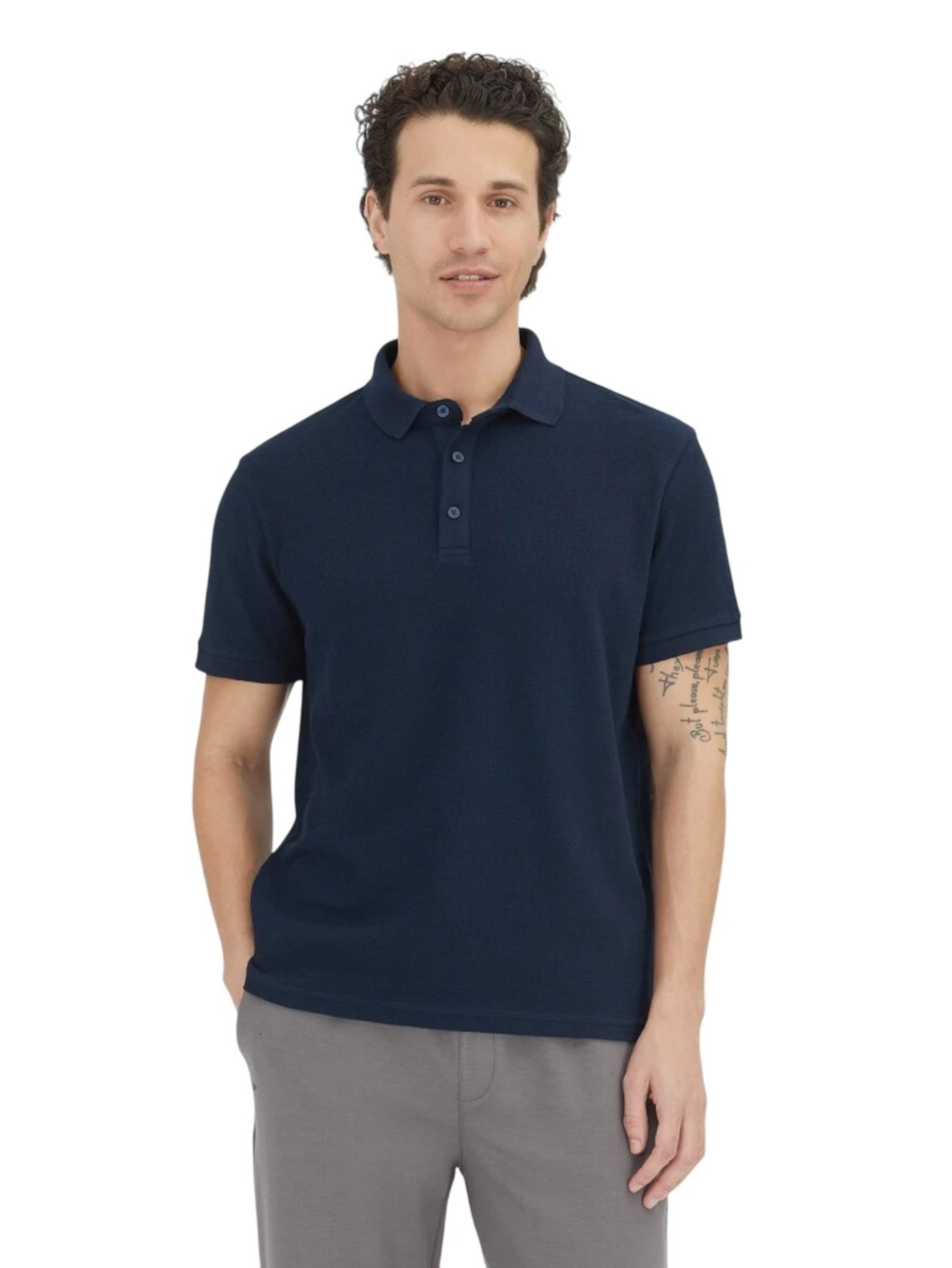 KİP Poloshirt in Blau: Vorderseite