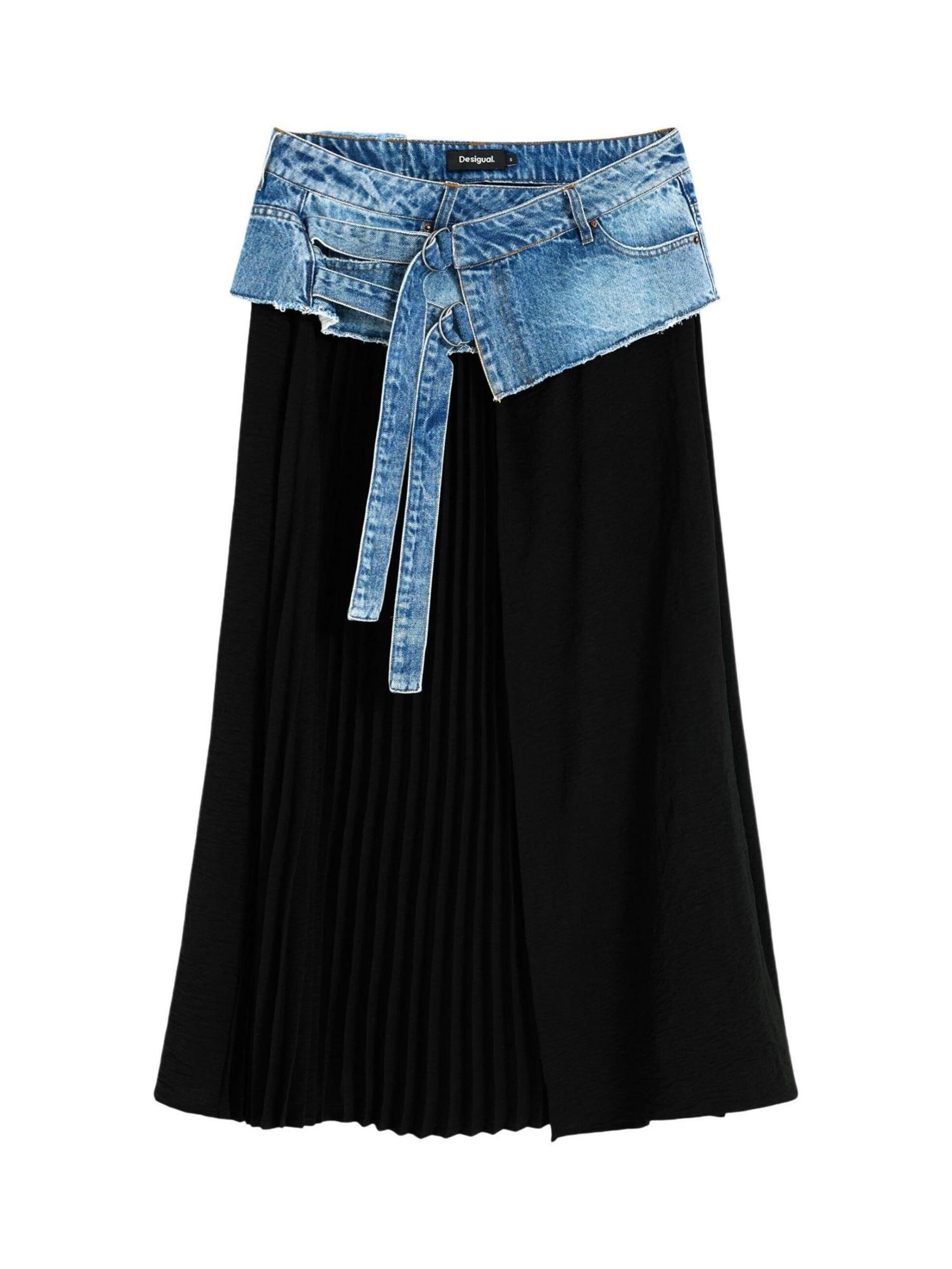 Gonna 'FAL_COLLEGE 26WWFD01' di Desigual in nero