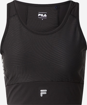 FILA Bustier Biustonosz sportowy 'RAFAELA' w kolorze czarny: przód