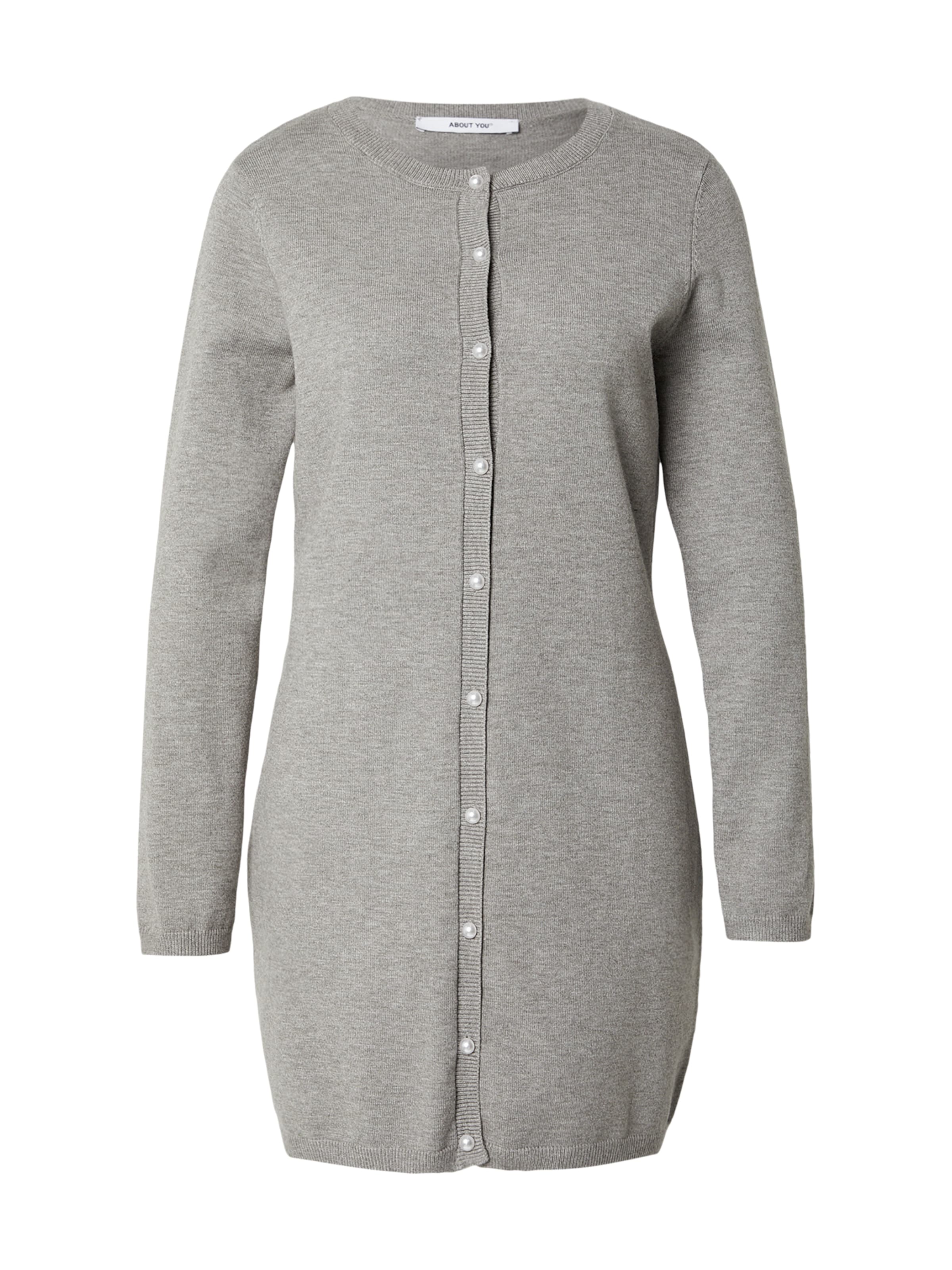 ABOUT YOU - Vestido de punto 'Margarete' en gris: frente