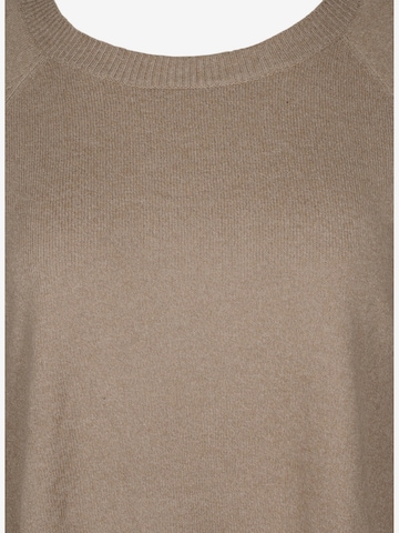 Zizzi Pullover 'Sunny' i beige