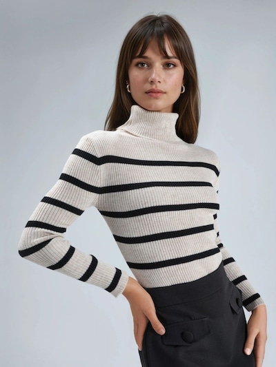 My fashion Pulover 'Pullover' veličine S-L u svijetlobež, Pregled proizvoda