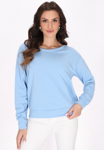Sweat-shirt 'Fashion Look' faina en bleu : devant
