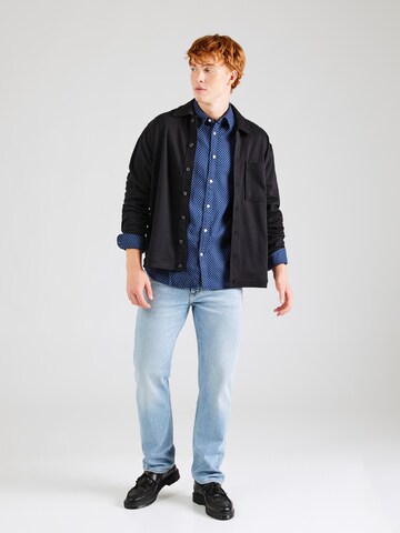 TOMMY HILFIGER Regular fit Overhemd in Blauw