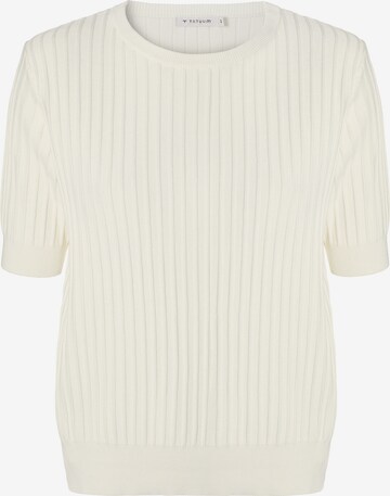 TATUUM Пуловер 'Bazo' в бяло: отпред