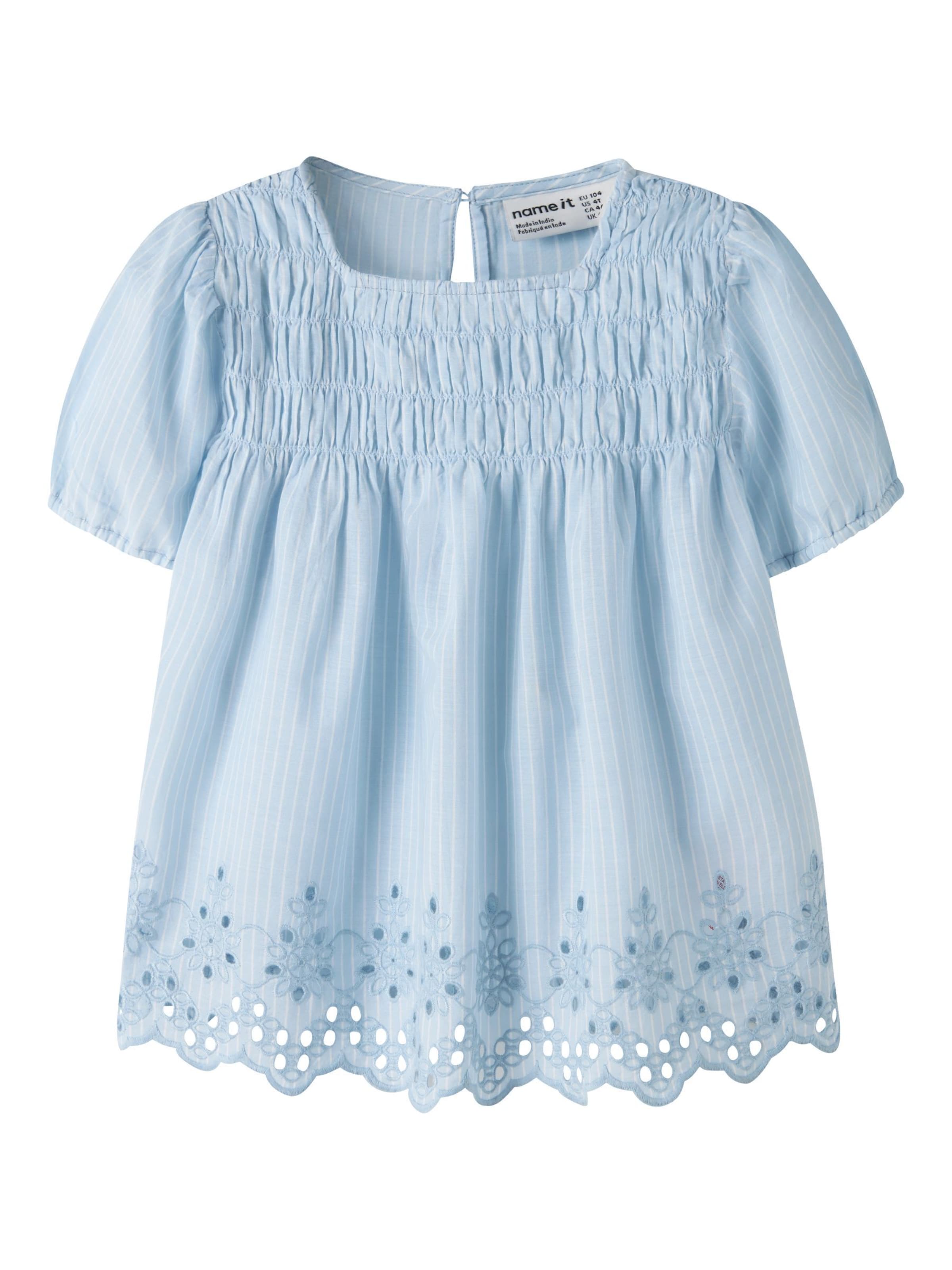 T-Shirt NAME IT en bleu : devant