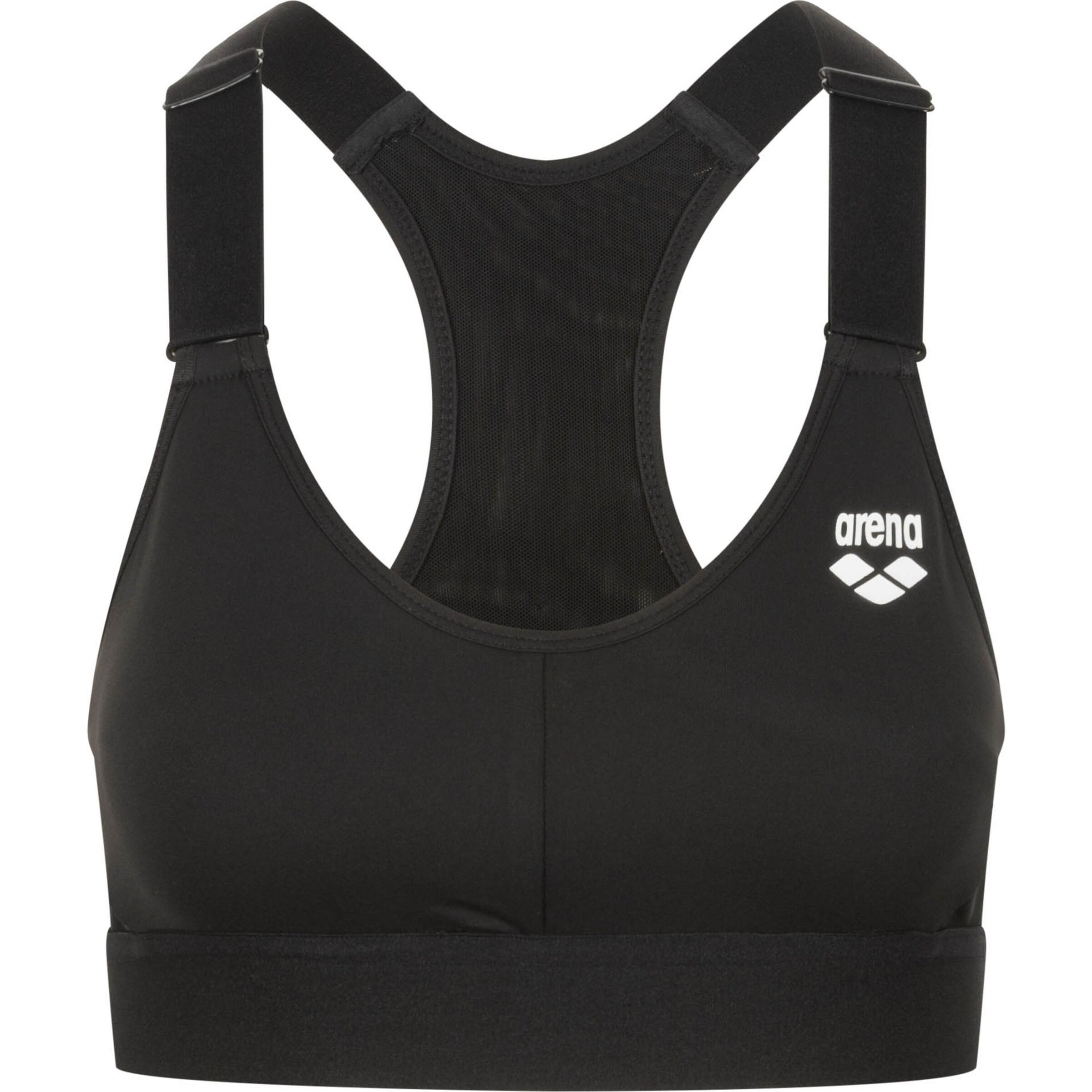 ARENA Bralette Sports Bra in Black: front