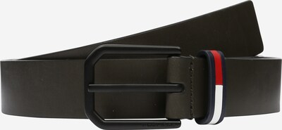 Tommy Jeans Gürtel 'TJM FLAG BELT 3.5' in oliv, Produktansicht