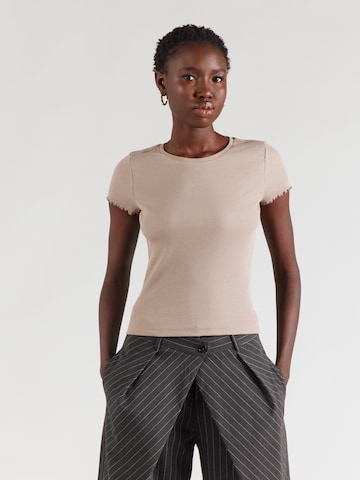 QS Póló - barna: elől