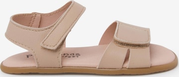 Sandales Pisamonas en beige : devant