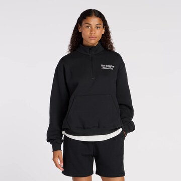 new balance Sweatshirt in Black: front