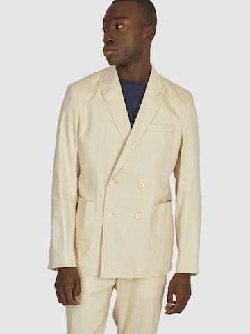HECHTER PARIS Comfort fit Suit Jacket in Beige: front
